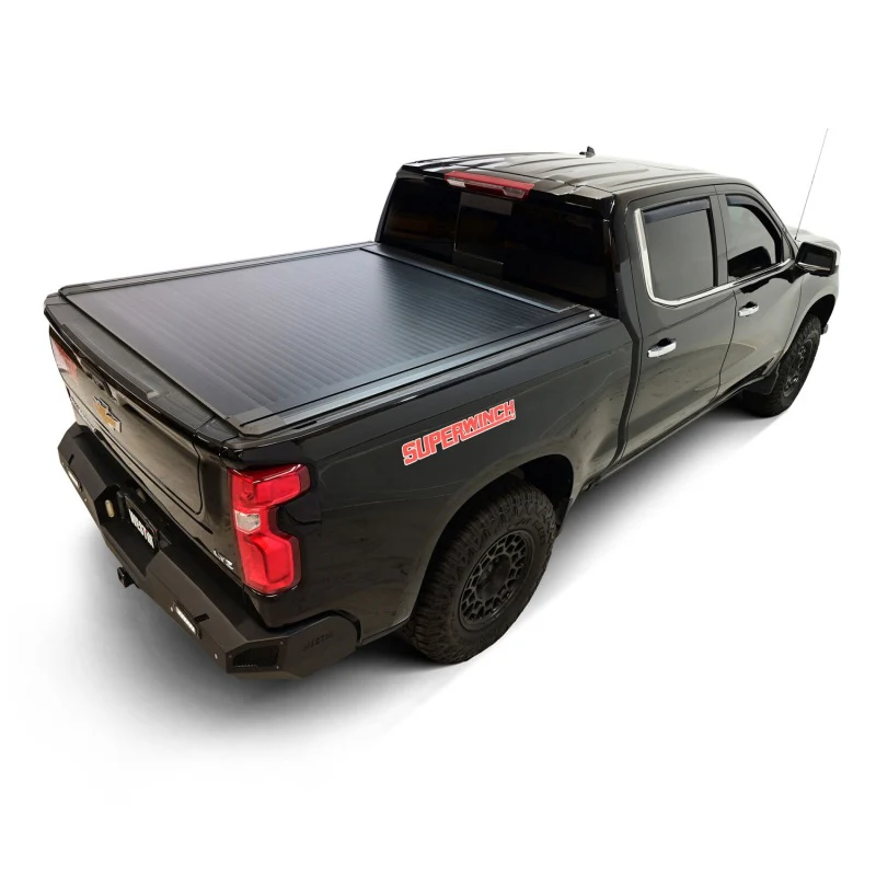 Westin 19-26 Chev/GMC Silverado/Sierra 1500 5ft 8in Bed Electric Retractable Tonneau Cover - Black - Image 7