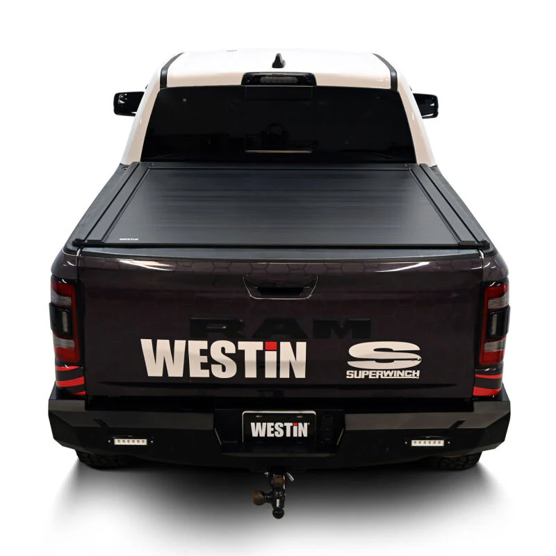 Westin 19-26 RAM 1500 New Body 5ft 7in. (67in) Bed Electric Retractable Tonneau Cover - Black - Image 9