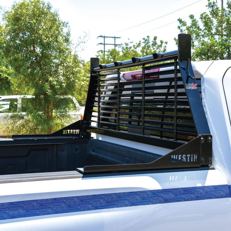 Westin 1999-2018 Chevrolet/Ford/GMC/Toyota Silverado/Sierra 1500/2500/3500 HD Headache Rack - Black - Image 8