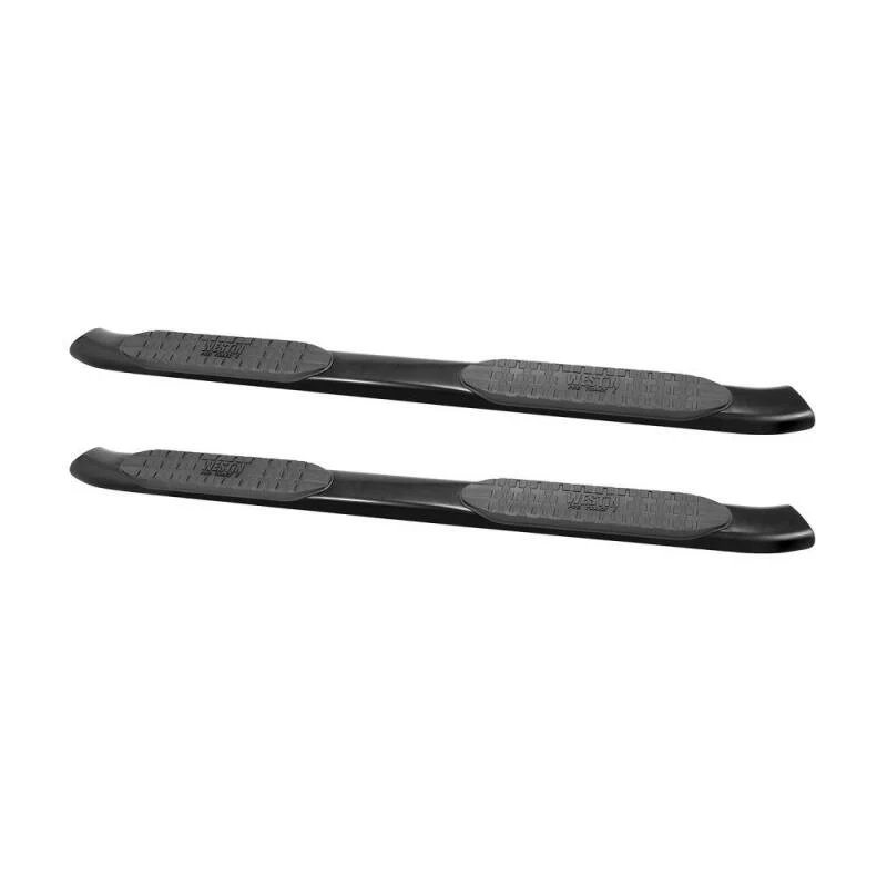 Westin 2015-2018 Ford F-150 SuperCrew PRO TRAXX 5 Oval Nerf Step Bars - Black - Image 11