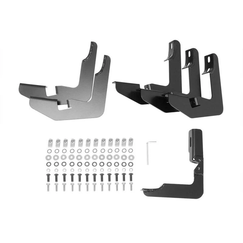 Westin 2015-2018 Ford F-150 SuperCrew PRO TRAXX 5 Oval Nerf Step Bars - Black - Image 8