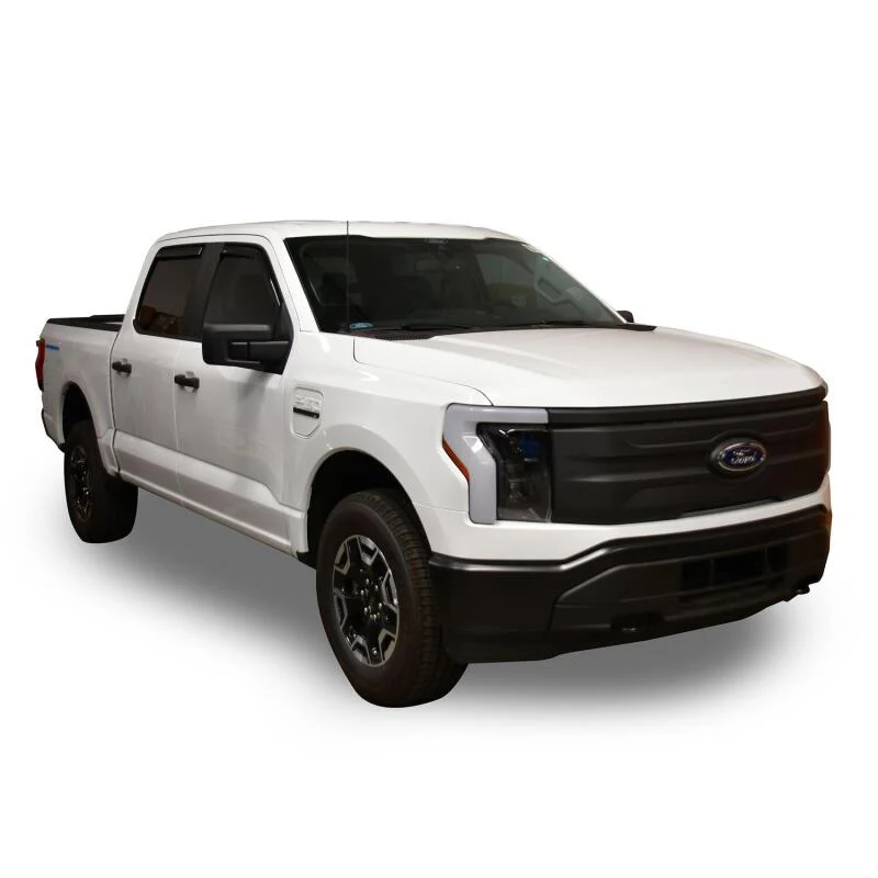 Westin 2015-2018 Ford F-150 SuperCrew Wade In-Channel Wind Deflector 4pc - Smoke - Image 3