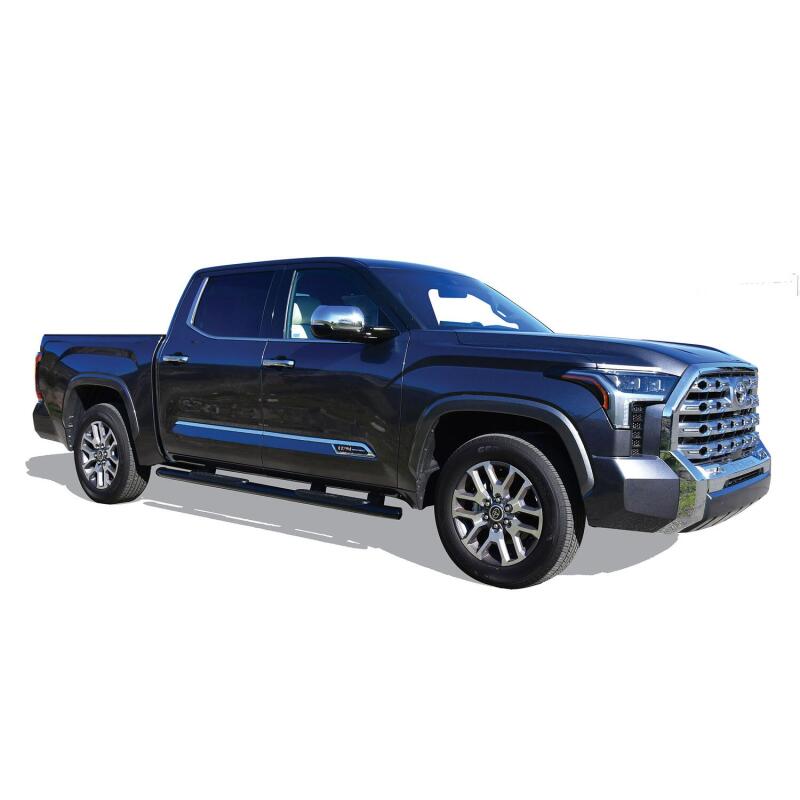 Westin 2022 Toyota Tundra CrewMax PRO TRAXX 4 Oval Nerf Step Bars - Black - Image 6
