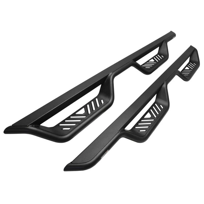 Westin 21-22 Ford Bronco 4-door Outlaw Nerf Step Bars - Textured Black - Image 2