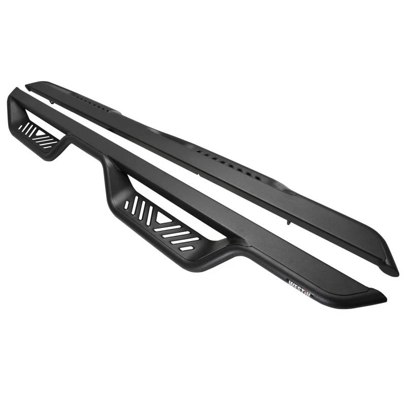 Westin 21-22 Ford Bronco 4-door Outlaw Nerf Step Bars - Textured Black - Image 8