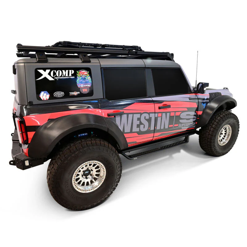 Westin 21-25 Ford Bronco 4dr (Excl. Sport) Outlaw Drop Running Boards - Tex. Blk - Image 12