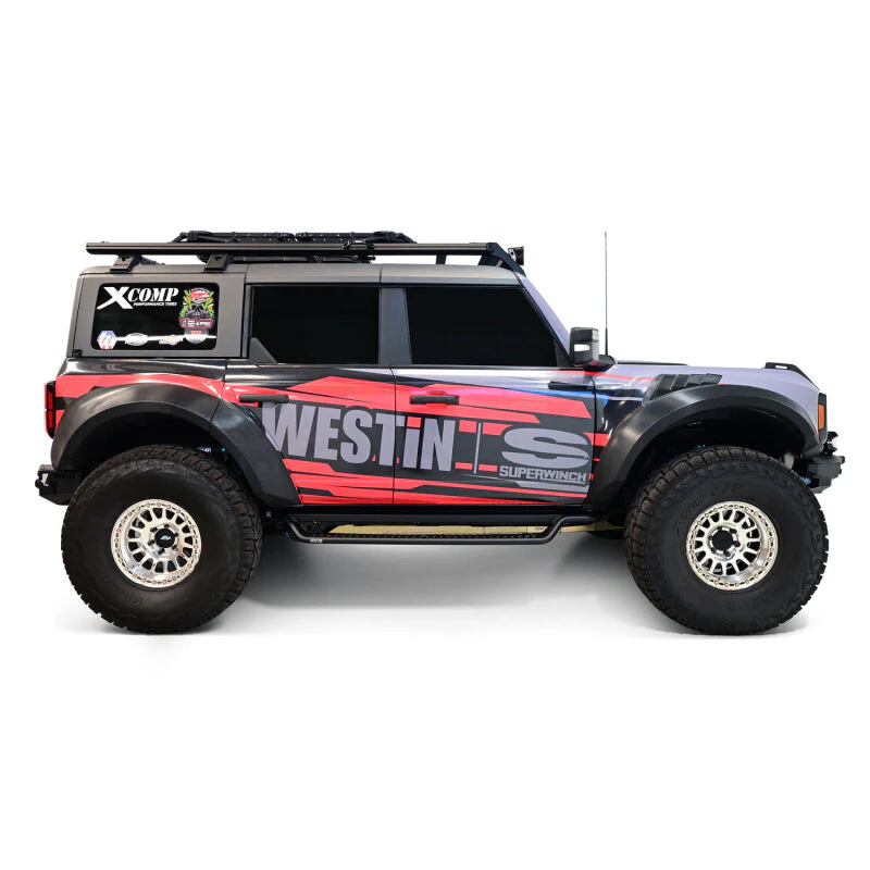 Westin 21-25 Ford Bronco 4dr (Excl. Sport) Outlaw Drop Running Boards - Tex. Blk - Image 9