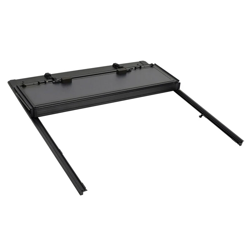 Westin 22-25 Toyota Tundra w/Cargo Mgmt 5ft. 7in. Bed Hard Tri-Fold Tonneau Cover - Black - Image 3