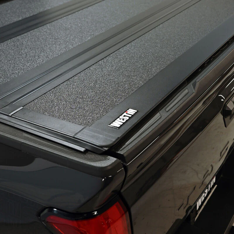 Westin 24-26 Toyota Tacoma 2WD/4WD 5ft. Bed Hard Tri-Fold Tonneau Cover - Black - Image 9