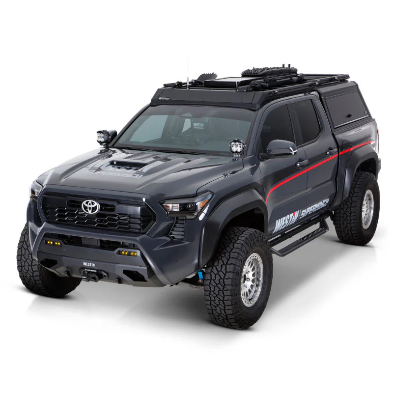 Westin 24-26 Toyota Tacoma DC Outlaw Drop Running Boards - Tex. Blk - Image 3