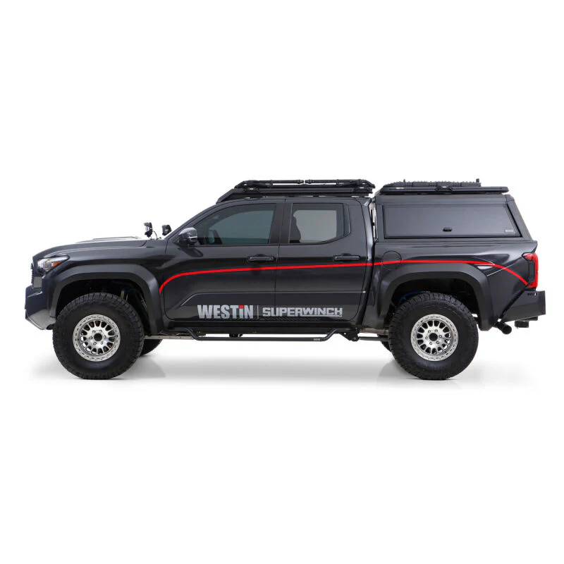 Westin 24-26 Toyota Tacoma DC Outlaw Drop Running Boards - Tex. Blk - Image 4