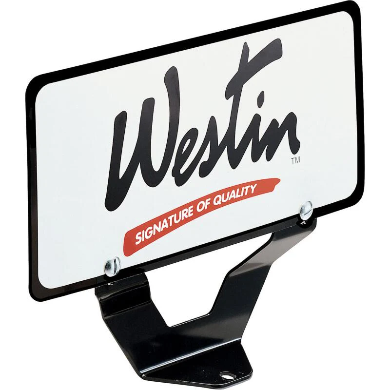 Westin Bull Bar License Plate Relocator - Black - Image 2