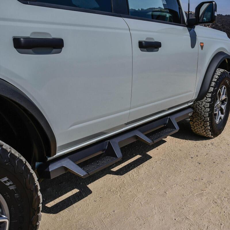 Westin/HDX 2021+ Ford Bronco Drop Nerf Step Bars - Textured Black - Image 6