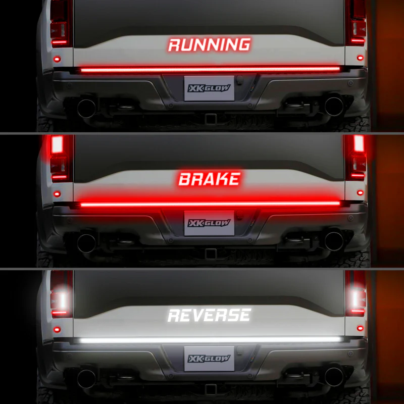 XK Glow Truck Tailgate Light w/ Chasing Turn Signal & Built-in Error Canceller - 3rd gen 48in - Image 2